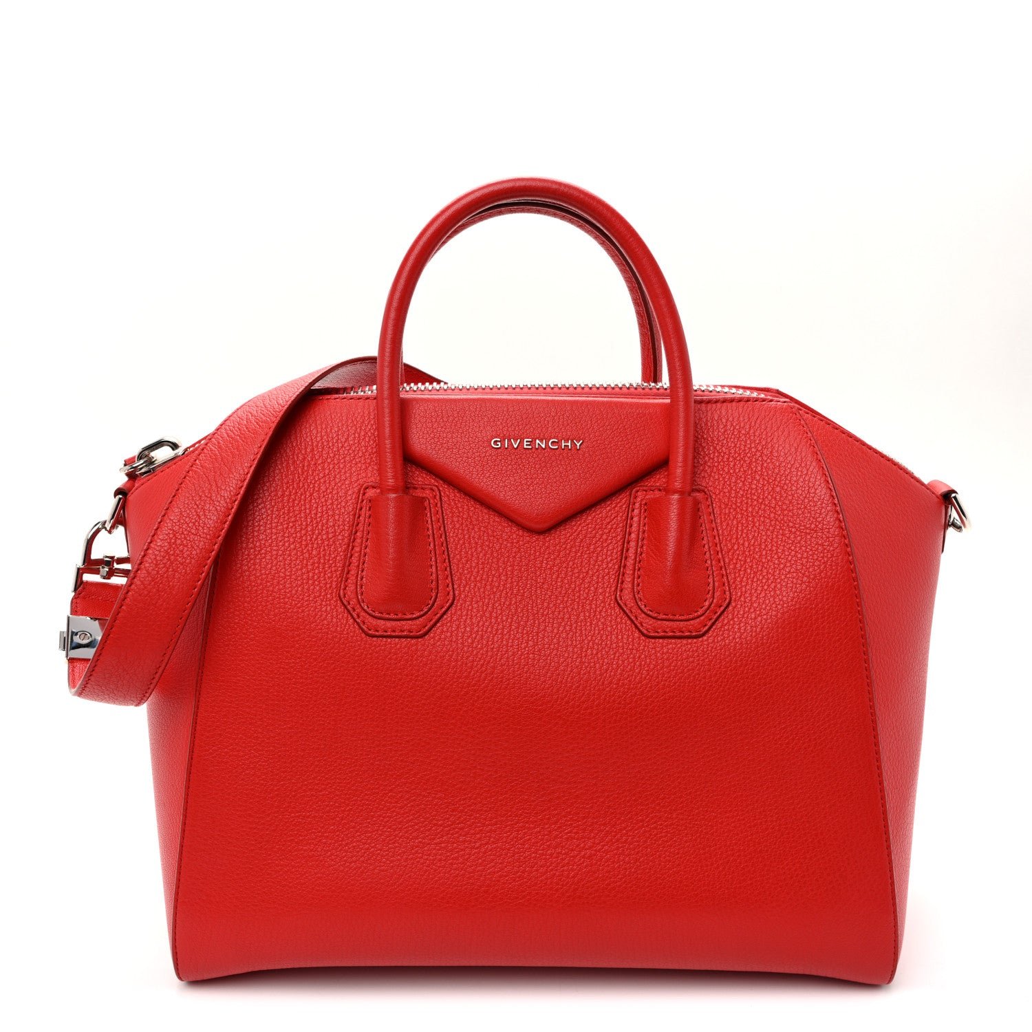 Givenchy Sugar Goatskin Medium Antigona Medium Red