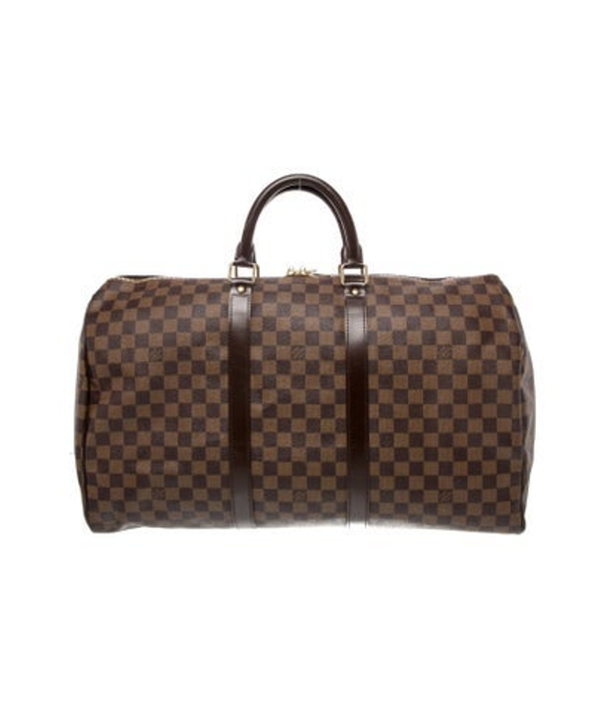 Louis Vuitton Vuitton Damier Ebene Keepall 50 Vintage