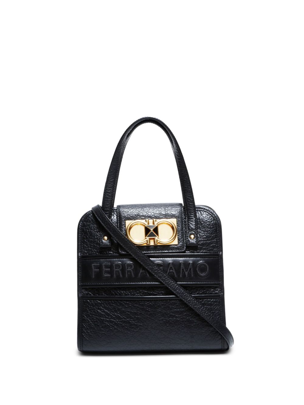 2015-2025 mini Gancini-buckle two-way handbag
