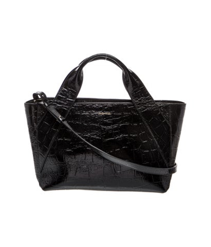 Anine Bing Bing Embossed Leather Top Handle Bag