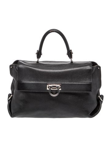 Gancini Top Handle Bag