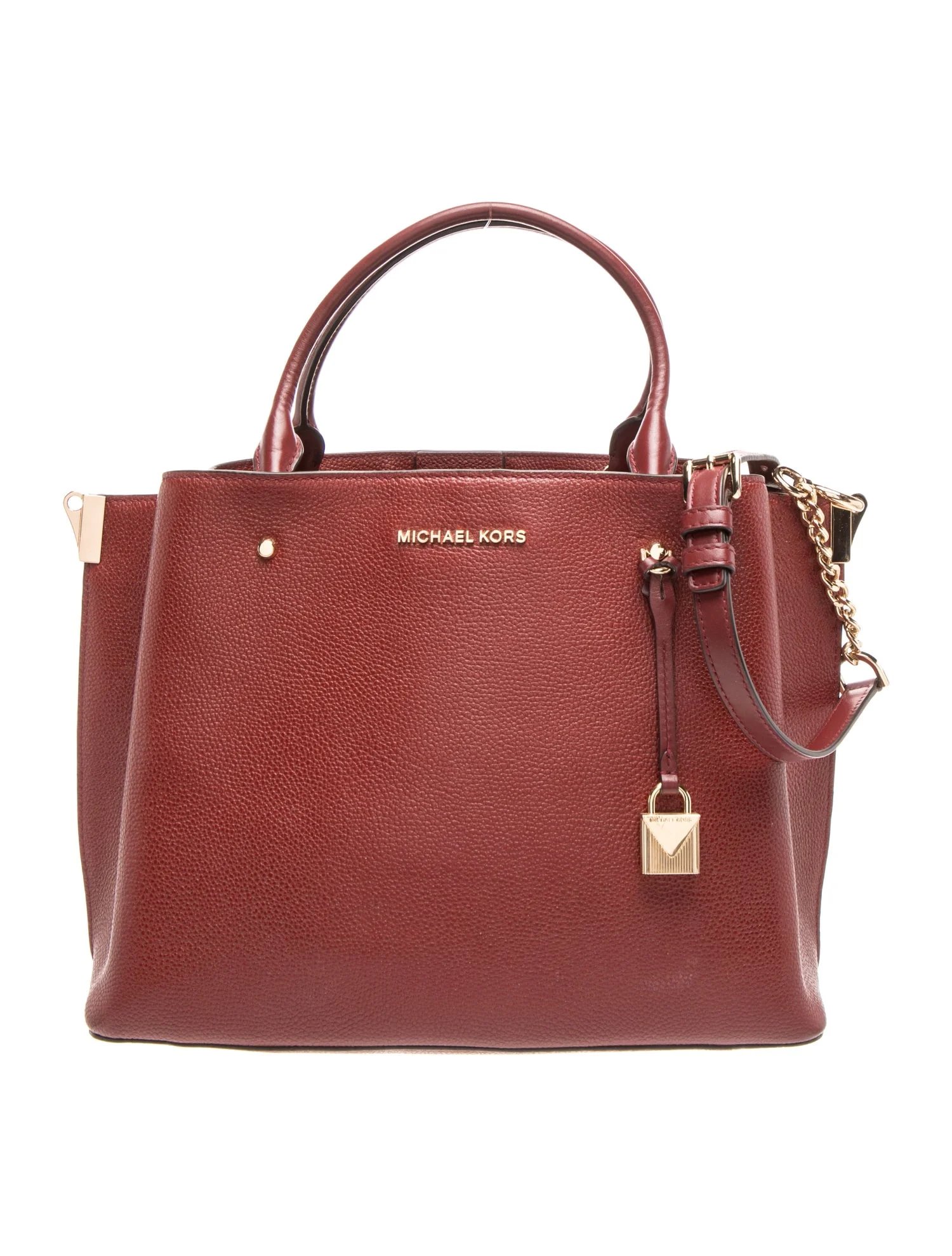 Leather Top Handle Bag