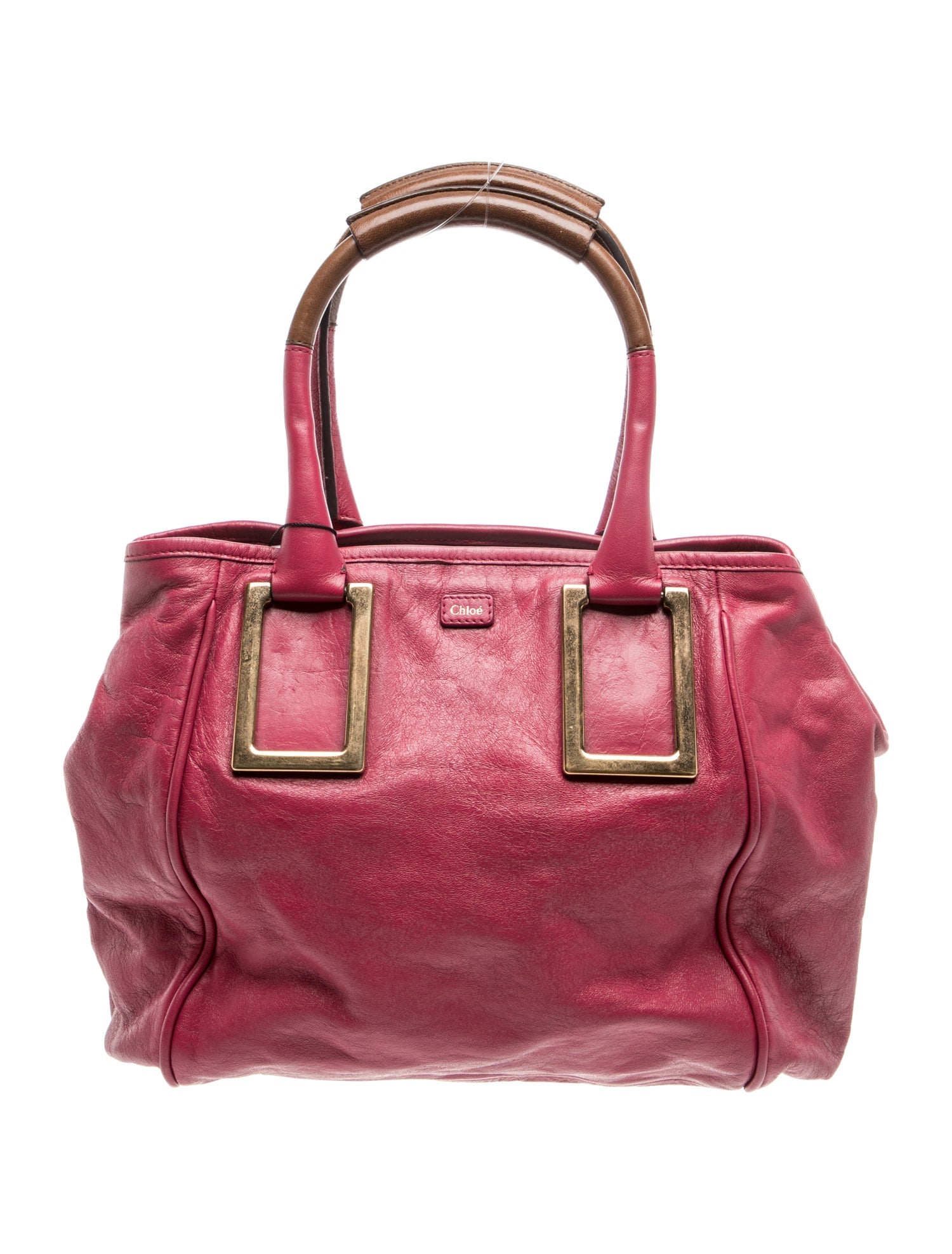 Leather Top Handle Bag