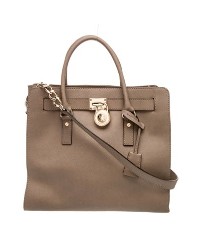 Michael Kors Kors Saffiano Leather Top Handle Bag