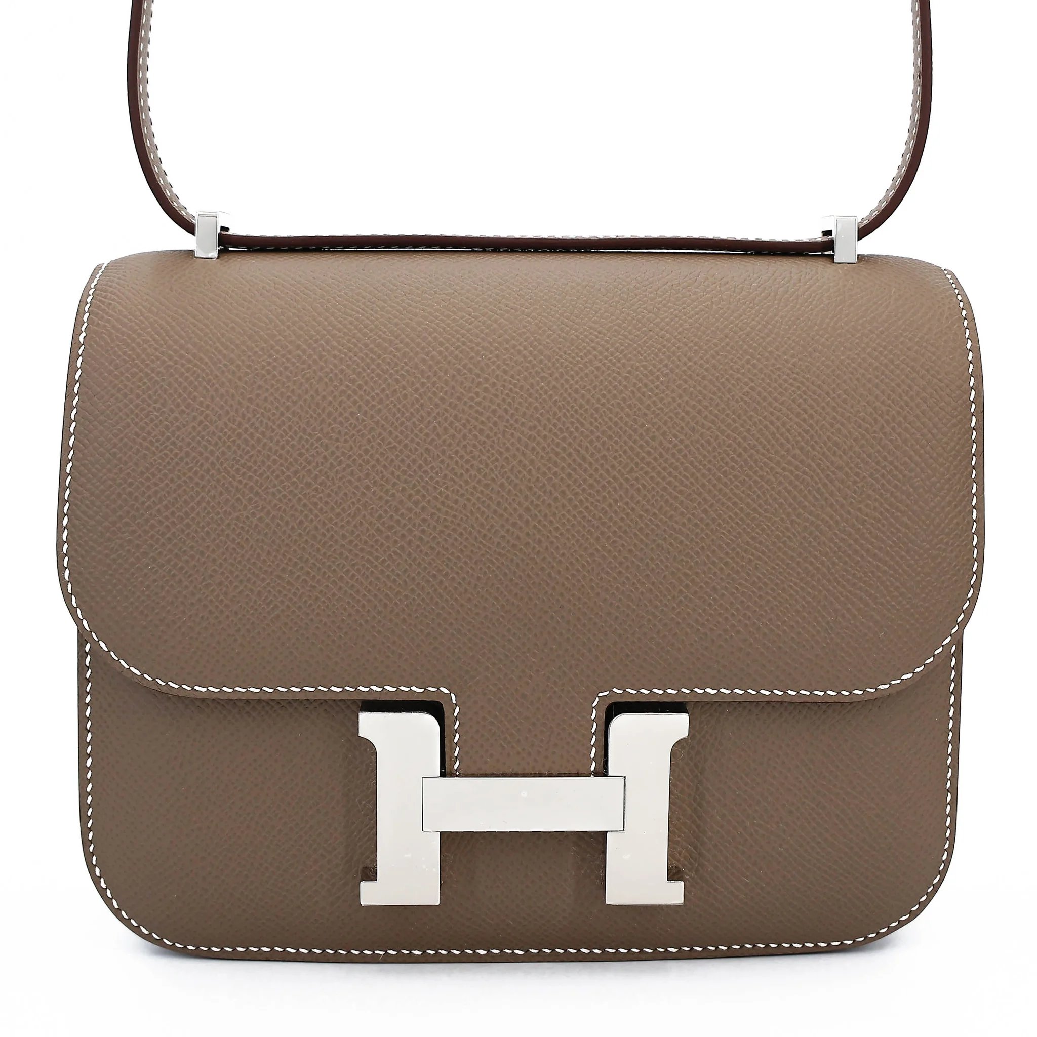 Hermes Constance Mini 19 Mirror Etoupe (18) Epsom Palladium hardware G (2026)