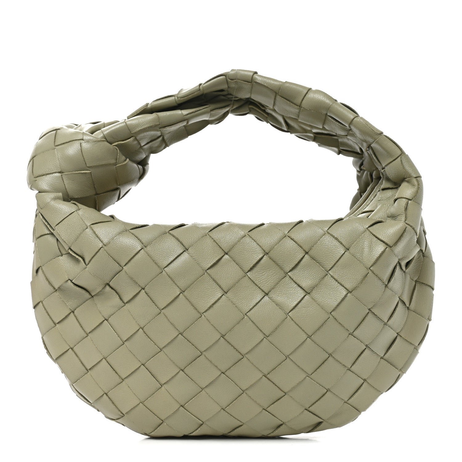 Bottega Veneta Nappa Intrecciato Mini Jodie Travertine