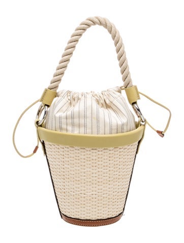 Raffia Bucket Bag