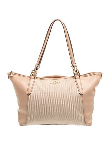Leather Top Handle Bag