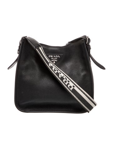 Vitello Daino Leather Crossbody Bag
