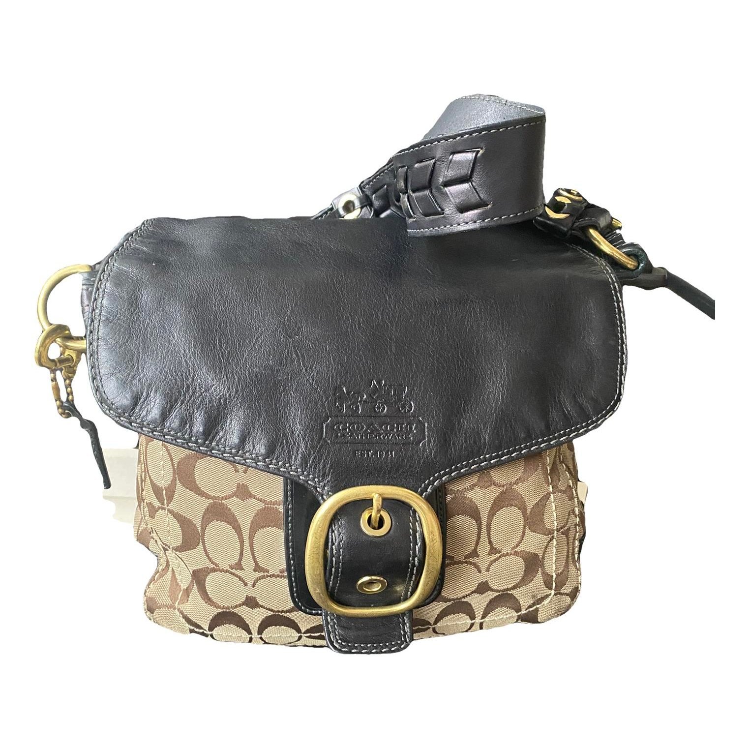 Leather handbag