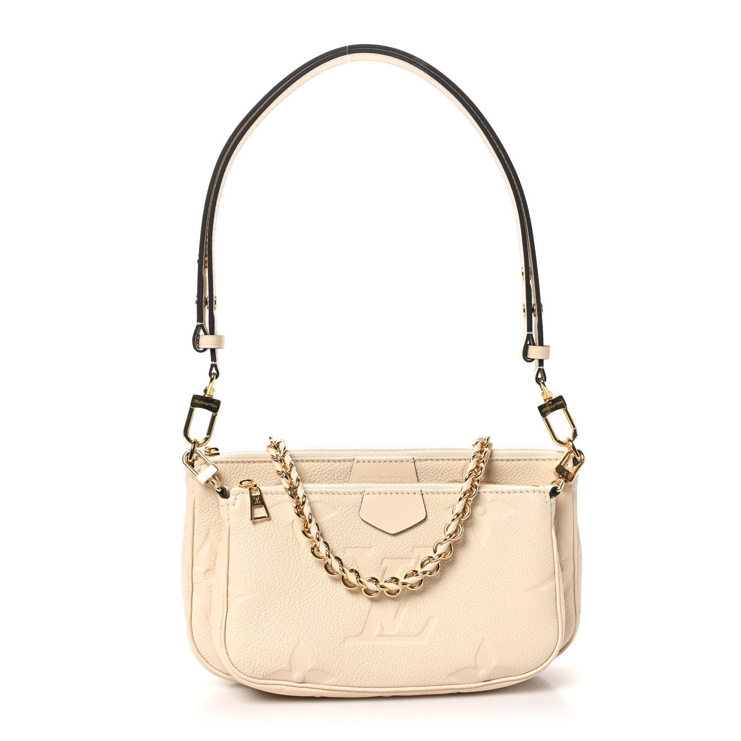 Louis Vuitton Empreinte Monogram Giant Multi Pochette Accessories Cream