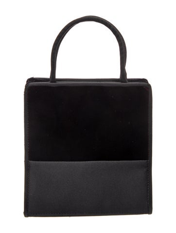 Suede Top Handle Bag