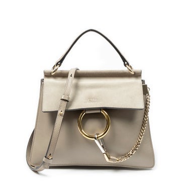 Leather Medium Faye Shoulder Bag