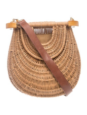 Rattan Crossbody Bag