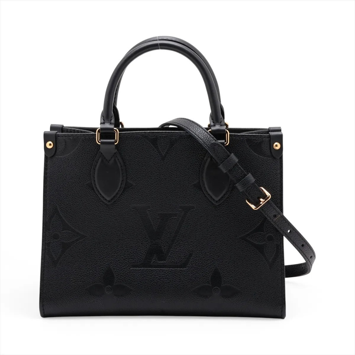 Louis Vuitton monogram empreinte On the Go PM M45653 Black There was an RFID res