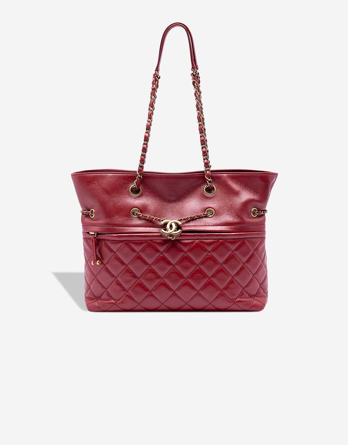 
		Shopping Tote Calf Red    