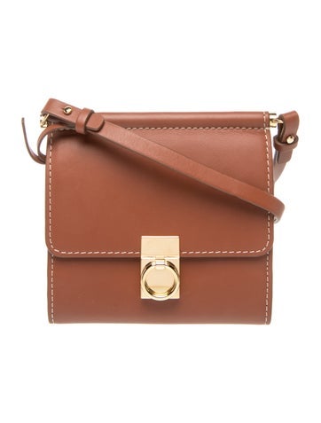 Polene Leather Numéro Sept Crossbody Wallet Mini