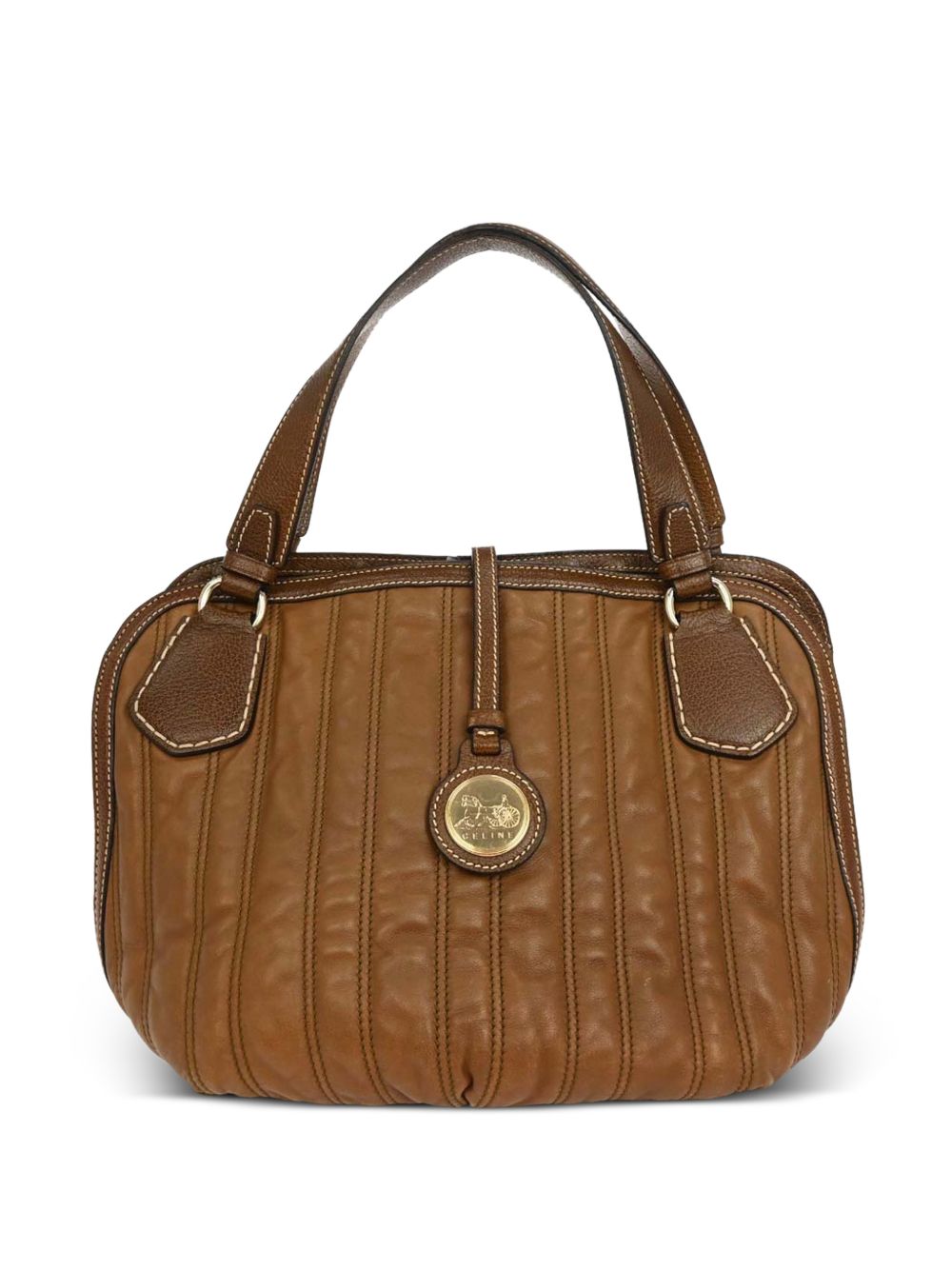 1990-2000s leather handbag