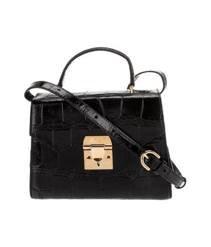 Mark Cross Cross Leather Top Handle Bag