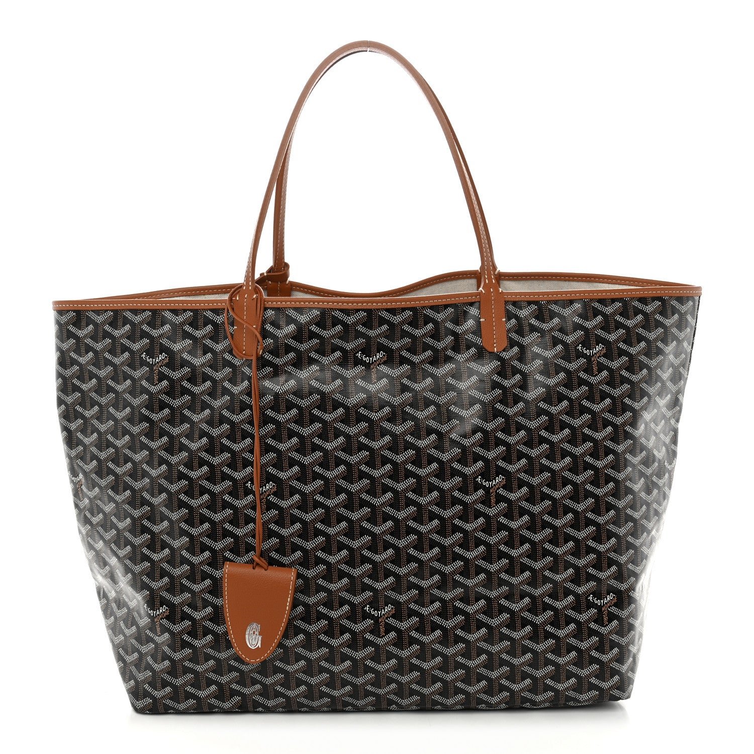 Goyard Goyardine Saint Louis GM Black Gold
