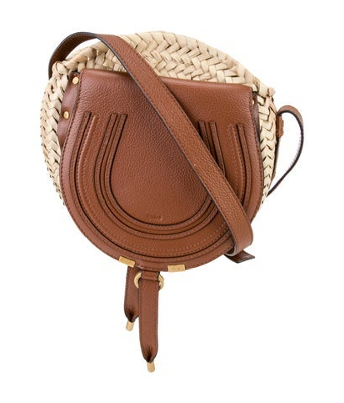 Chloe Raffia Crossbody Bag 2023
