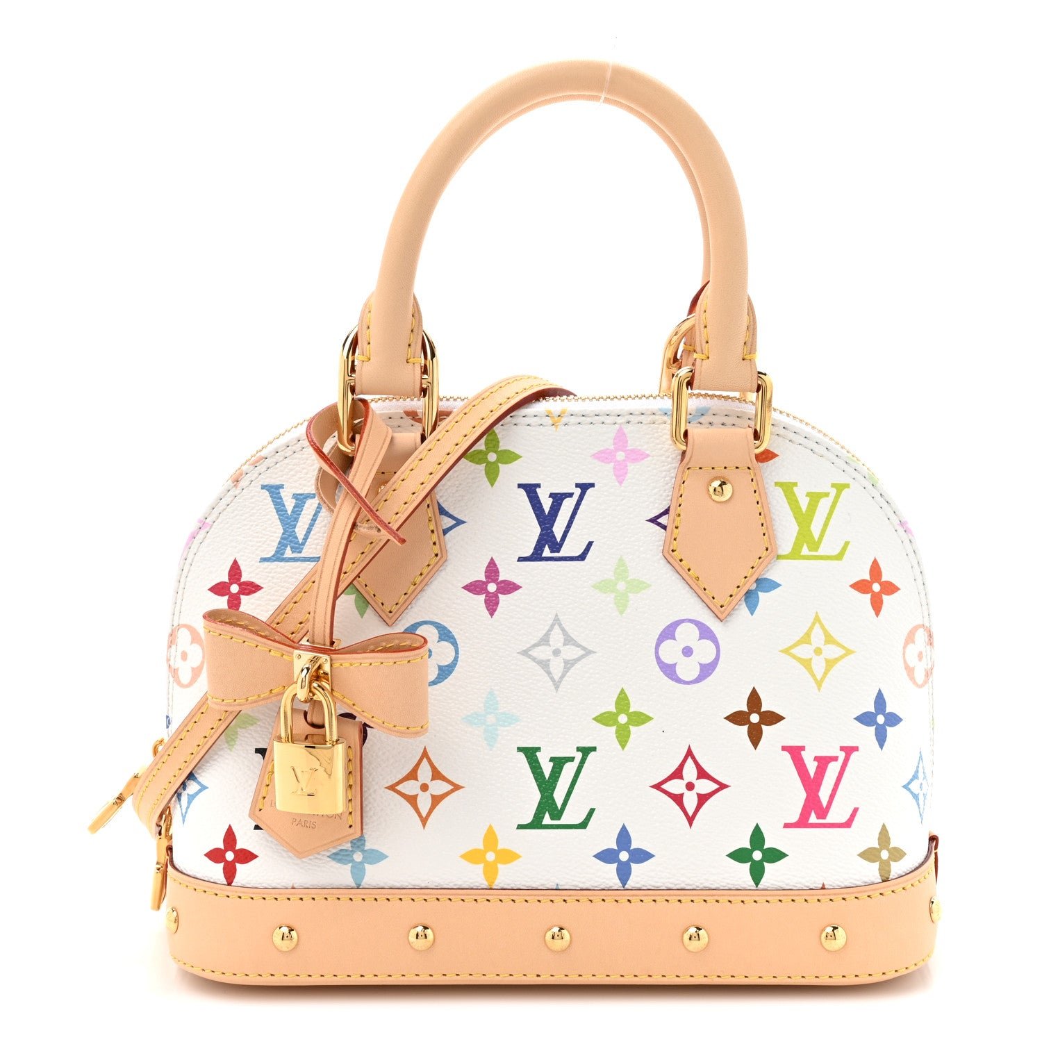 Louis Vuitton LV x TM Monogram Multicolor Alma BB White