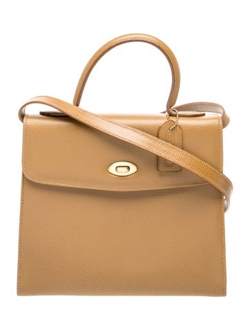 Leather Top Handle Bag w/ Tags