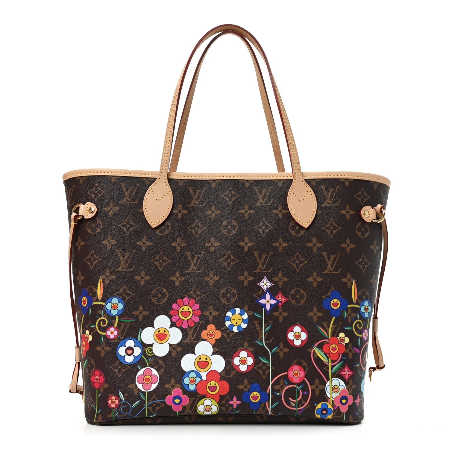 Louis Vuitton LV X TM Monogram Flowers Neverfull MM