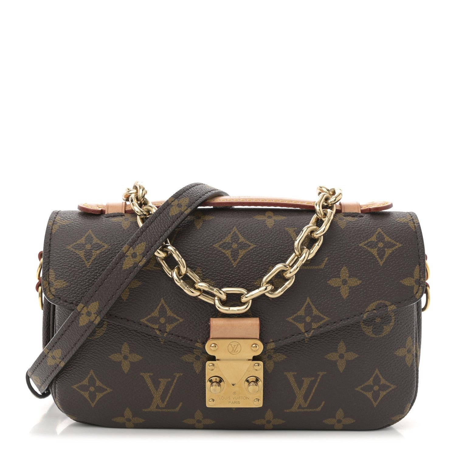 Louis Vuitton Monogram Pochette Metis East West