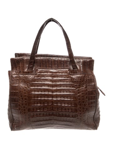 Alligator Top Handle Bag