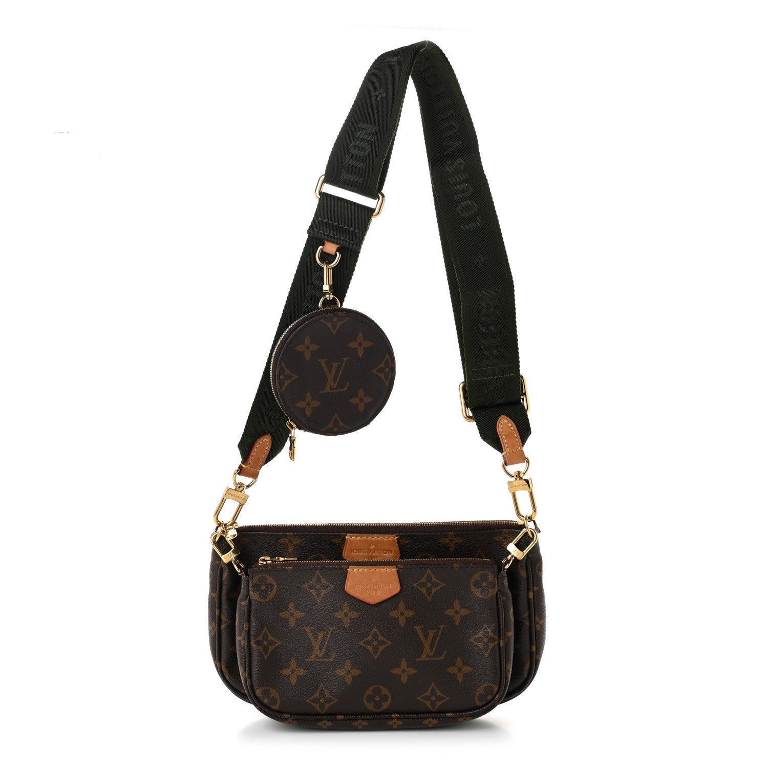 Louis Vuitton Monogram Multi Pochette Accessories Kaki