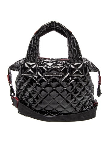 Patent Leather Top Handle Bag