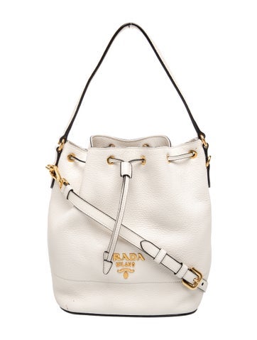 Vitello Daino Leather Vitello Daino Bucket Bag Large