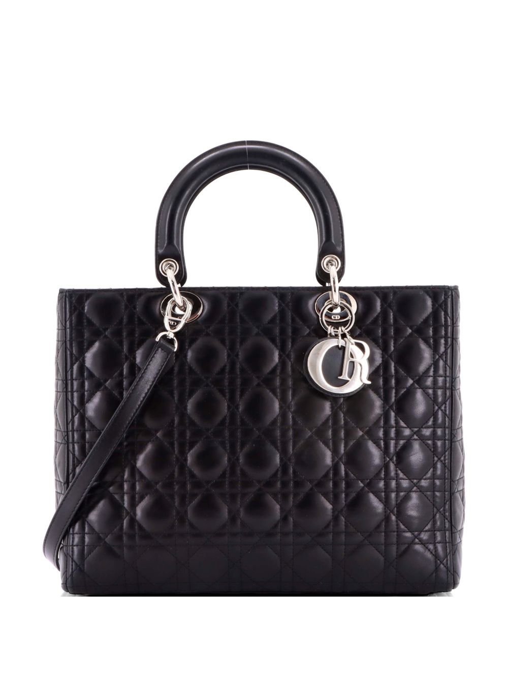 Lady Dior Bag Cannage Quilt Lambskin Large tote bag