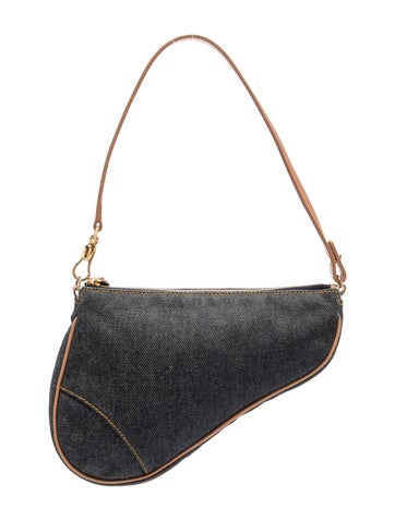 Denim Saddle Pochette Vintage