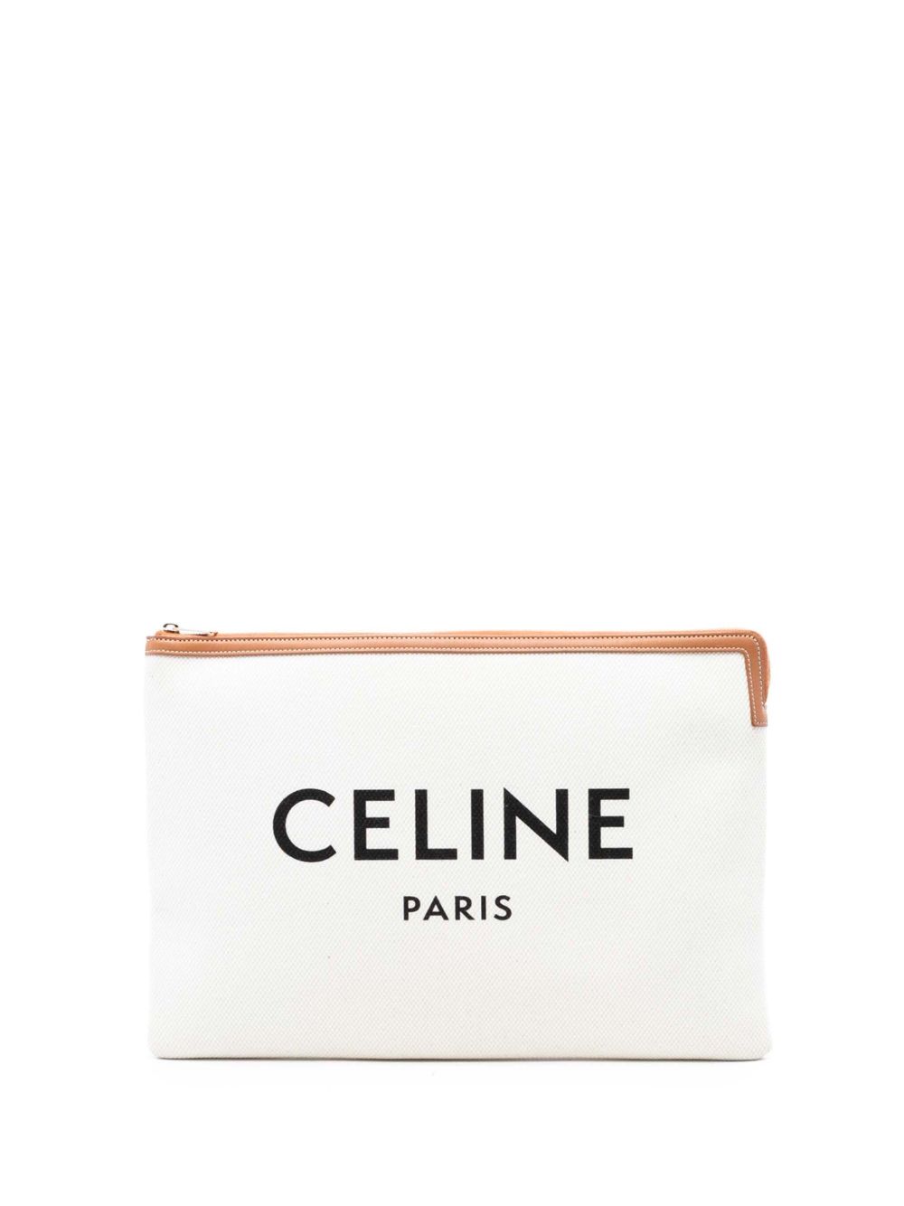 2020 Large Canvas Logo clutch bag
