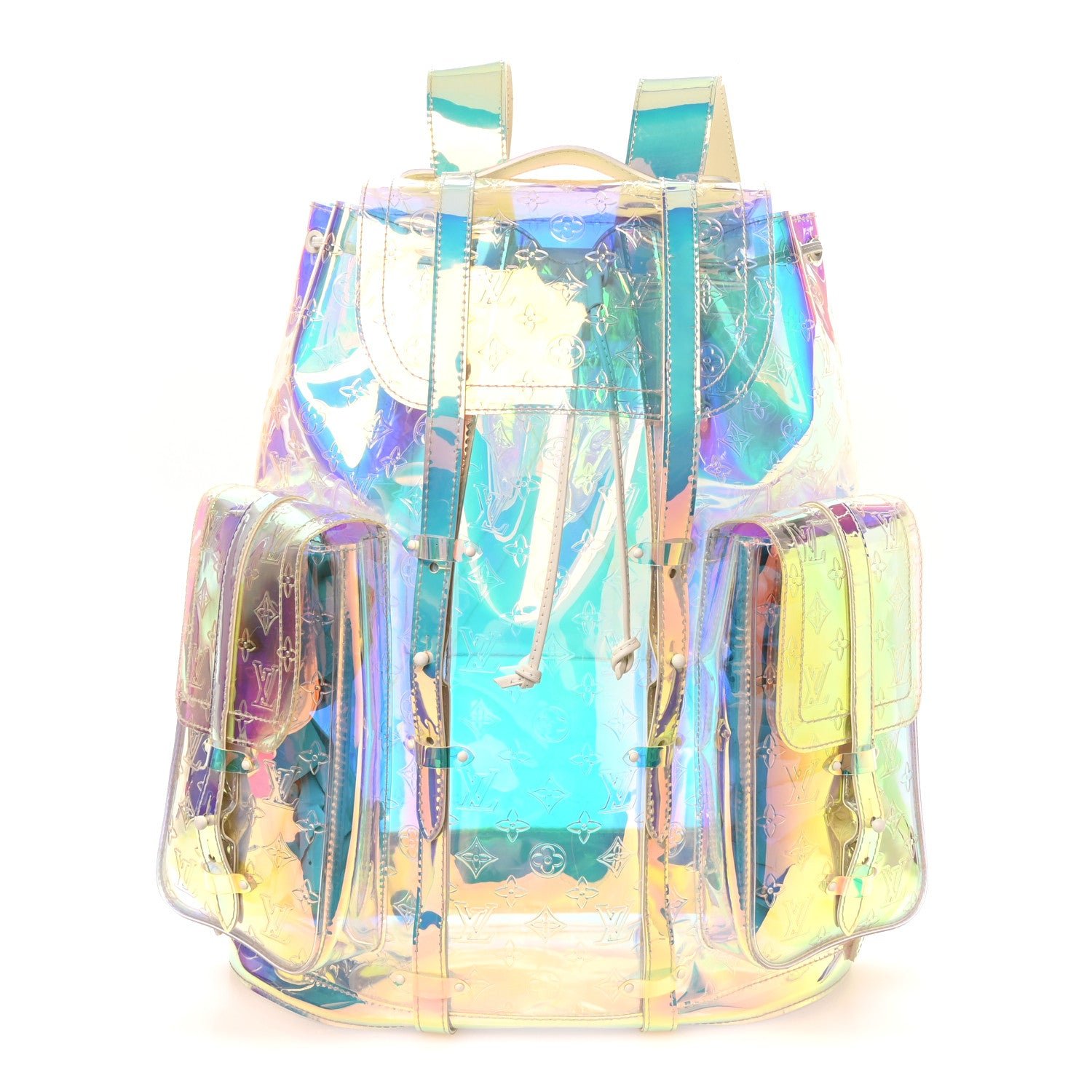 Louis Vuitton PVC Monogram Christopher Backpack GM Iridescent Prism