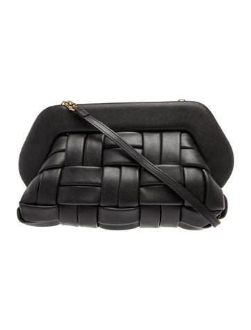Themoire Leather Crossbody Bag