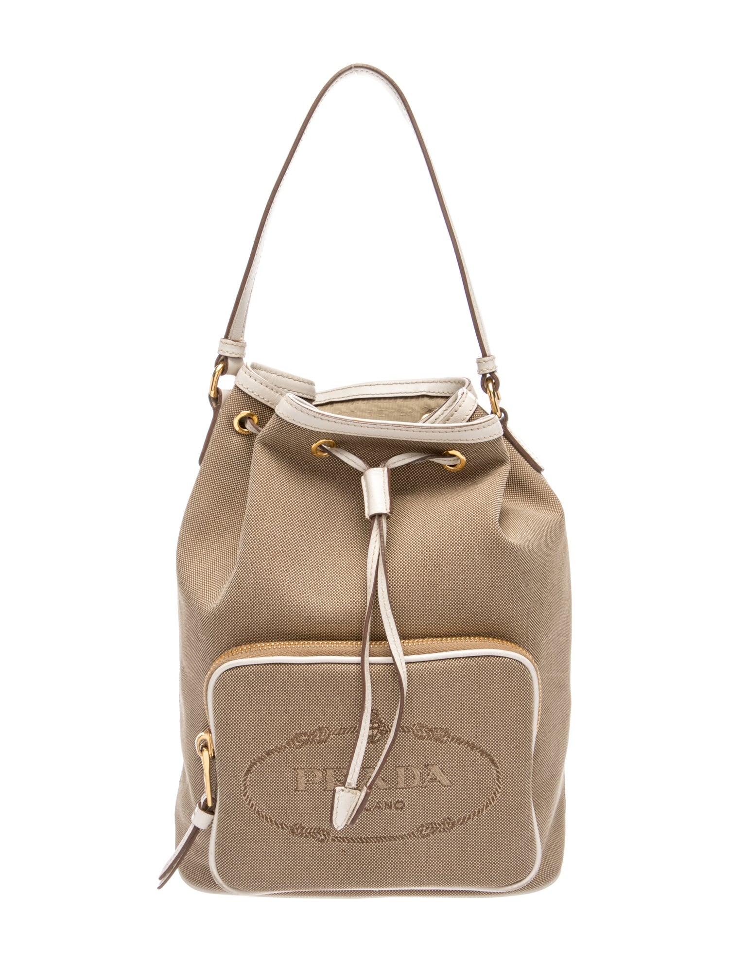 Canvas Bucket Bag