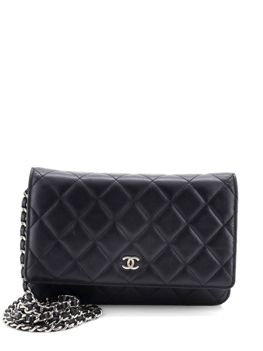 Wallet on Chain Quilted Lambskin crossbody bag
