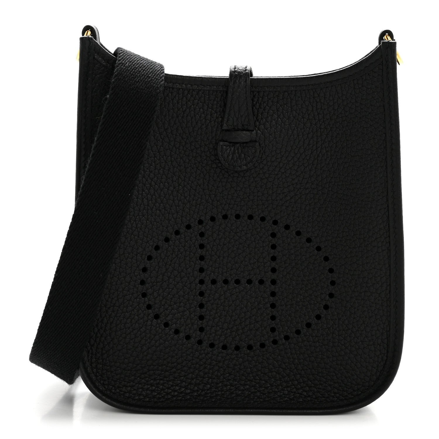 Hermes Taurillon Clemence Evelyne TPM Black