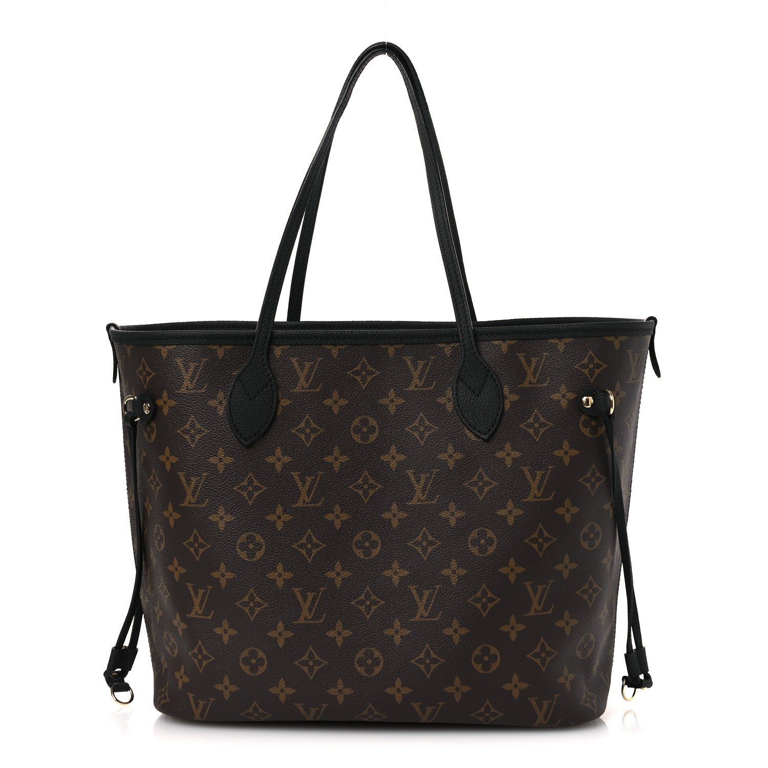 Louis Vuitton Monogram Calfskin Neo Neverfull Inside Out MM Black