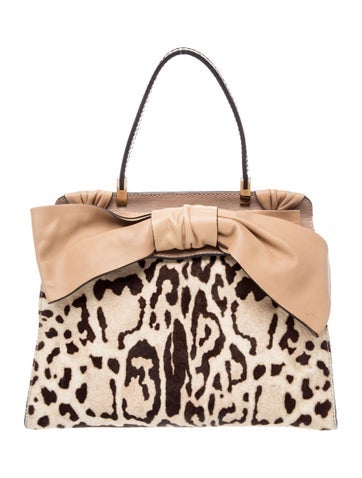 Ponyhair Top Handle Bag