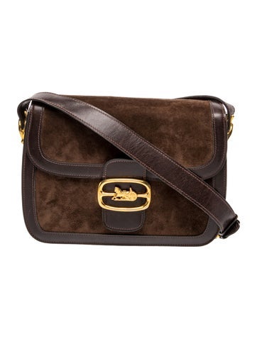Suede Shoulder Bag Vintage