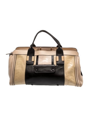 Leather Top Handle Bag
