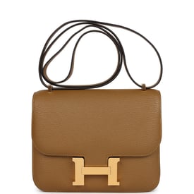 Hermes Hermes Constance 18 Kraft Chevre Gold Hardware