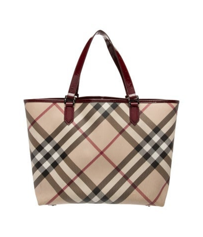 Burberry Super Nova Check Tote