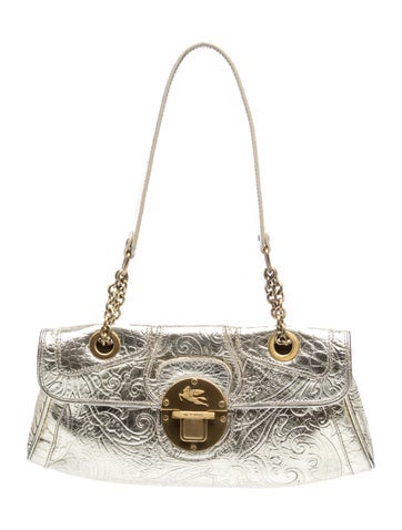 Etro Leather Shoulder Bag