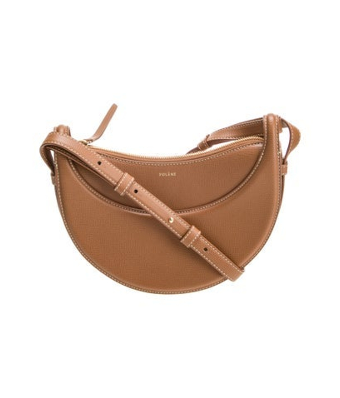 Polene Leather Shoulder Bag