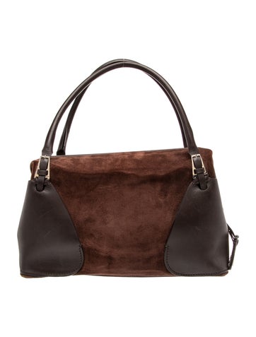 Bally Leather Top Handle Bag